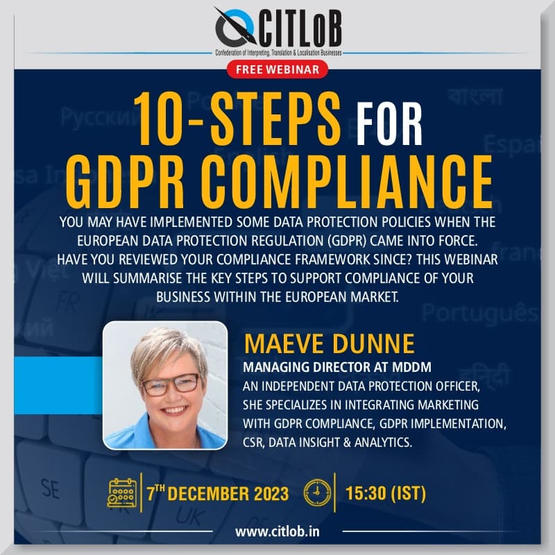 Free webinar gdpr complianvce strategy