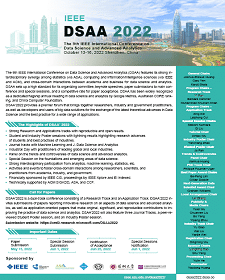 The 9th IEEE International Conference on Data Science and Advanced Analytics (DSAA 2022)