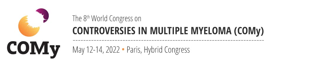 The World Congresses on Controversies in Multiple Myeloma (COMy) that will be held in Paris, France & Online on May 12-14, 2022