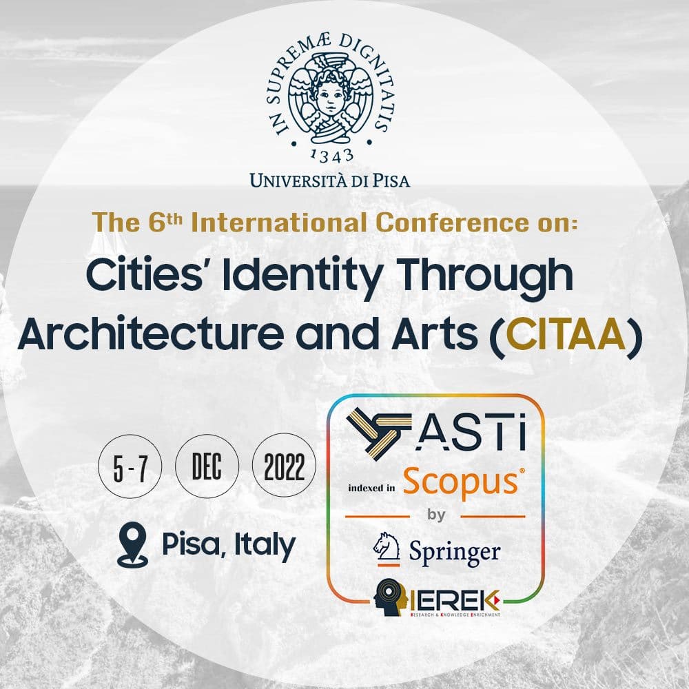 Cities’ Identity Through Architecture and Arts (CITAA).-6th Edition