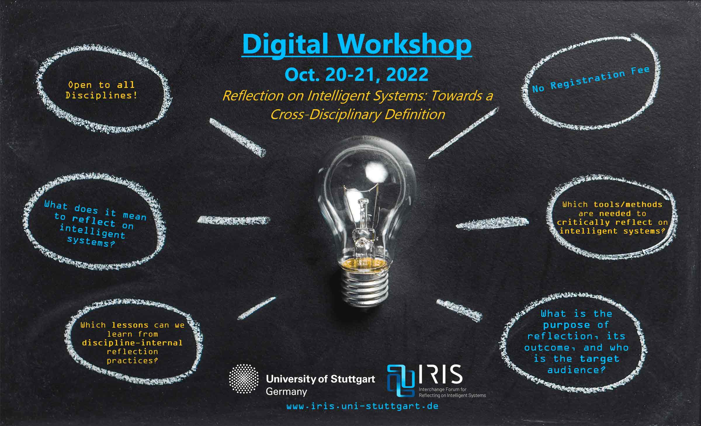 Digital Workshop “Reflection on intelligent systems: towards a cross-disciplinary definition”