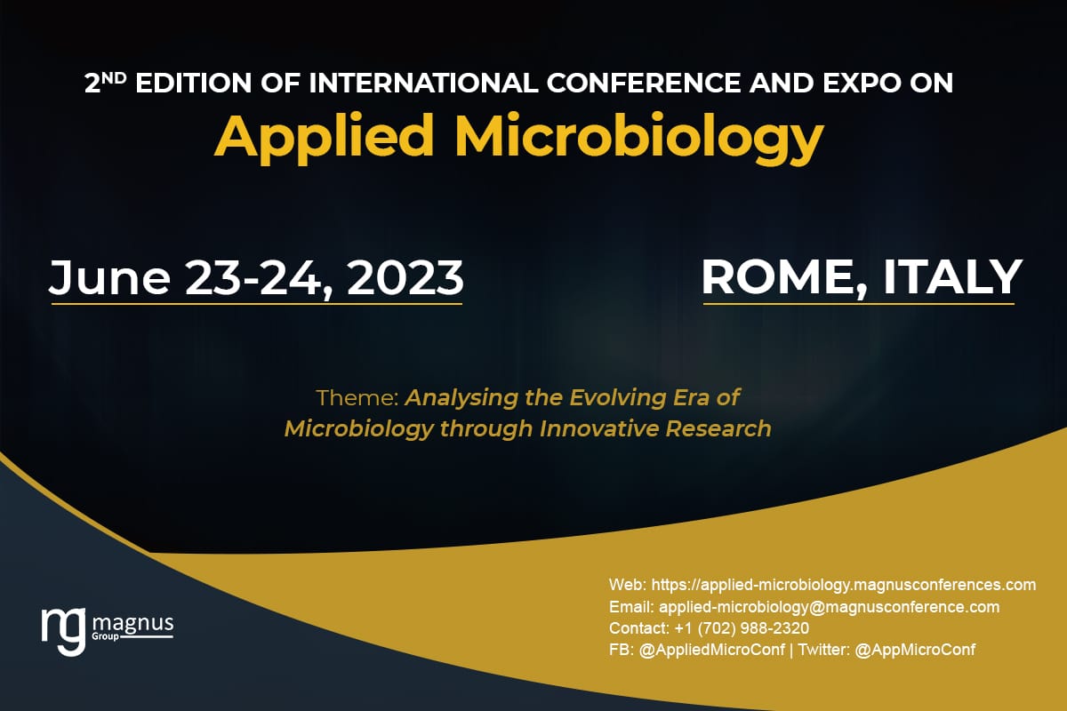 2nd Edition of International Conference and Expo on Applied Microbiology