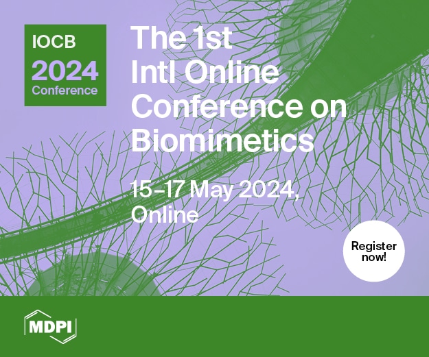 The 1st International Online Conference on Biomimetics [IOCB2024]