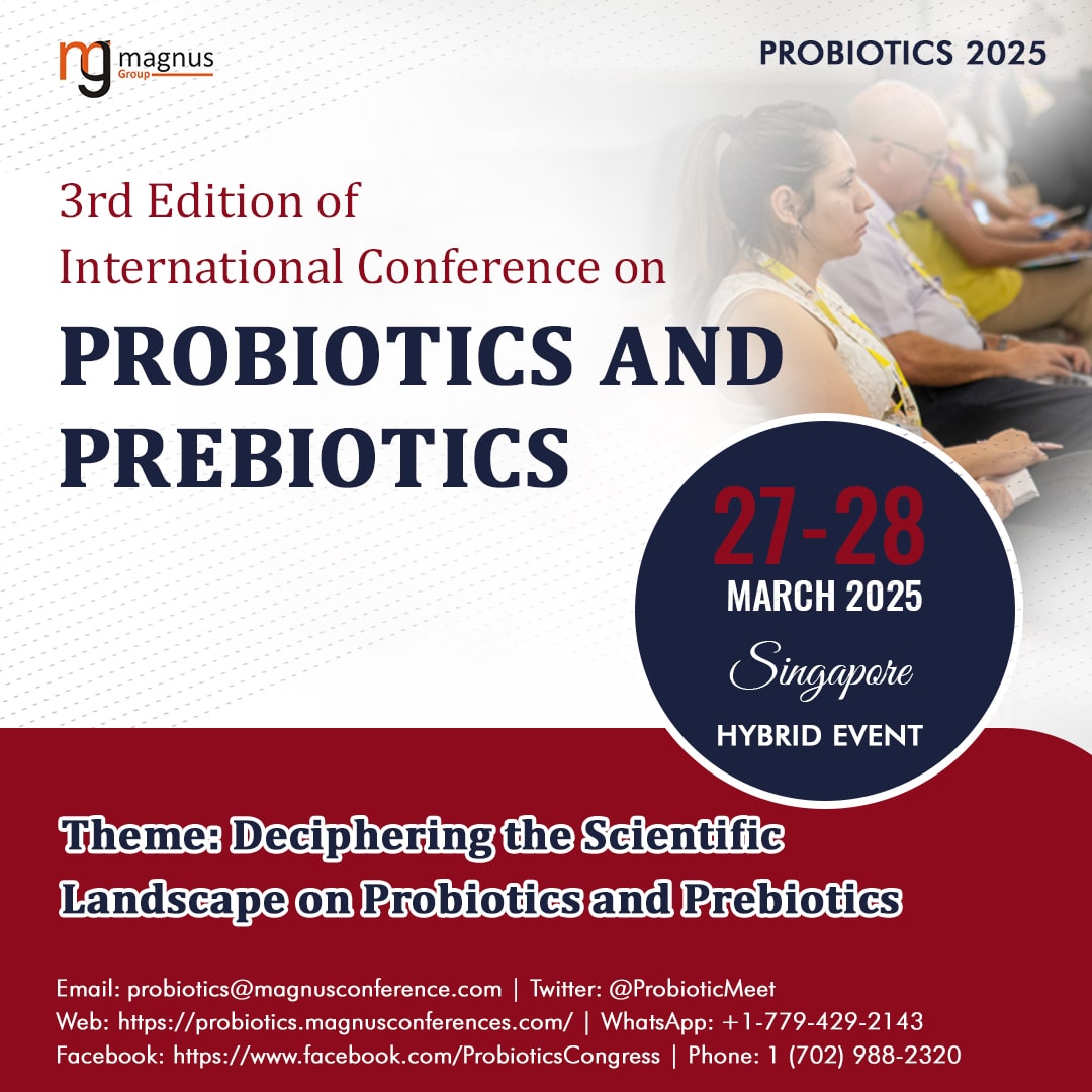 3rd Edition of the International Conference on Probiotics and Prebiotics