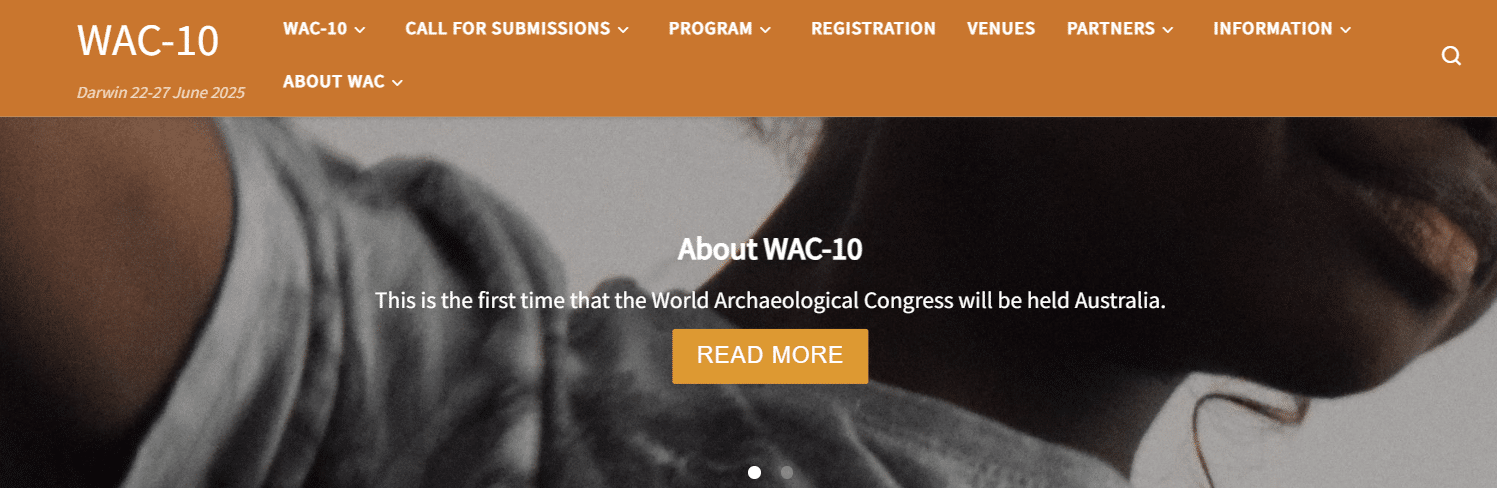 WAC-10 (World Archaeological Congress in Australia, June 2025 )
